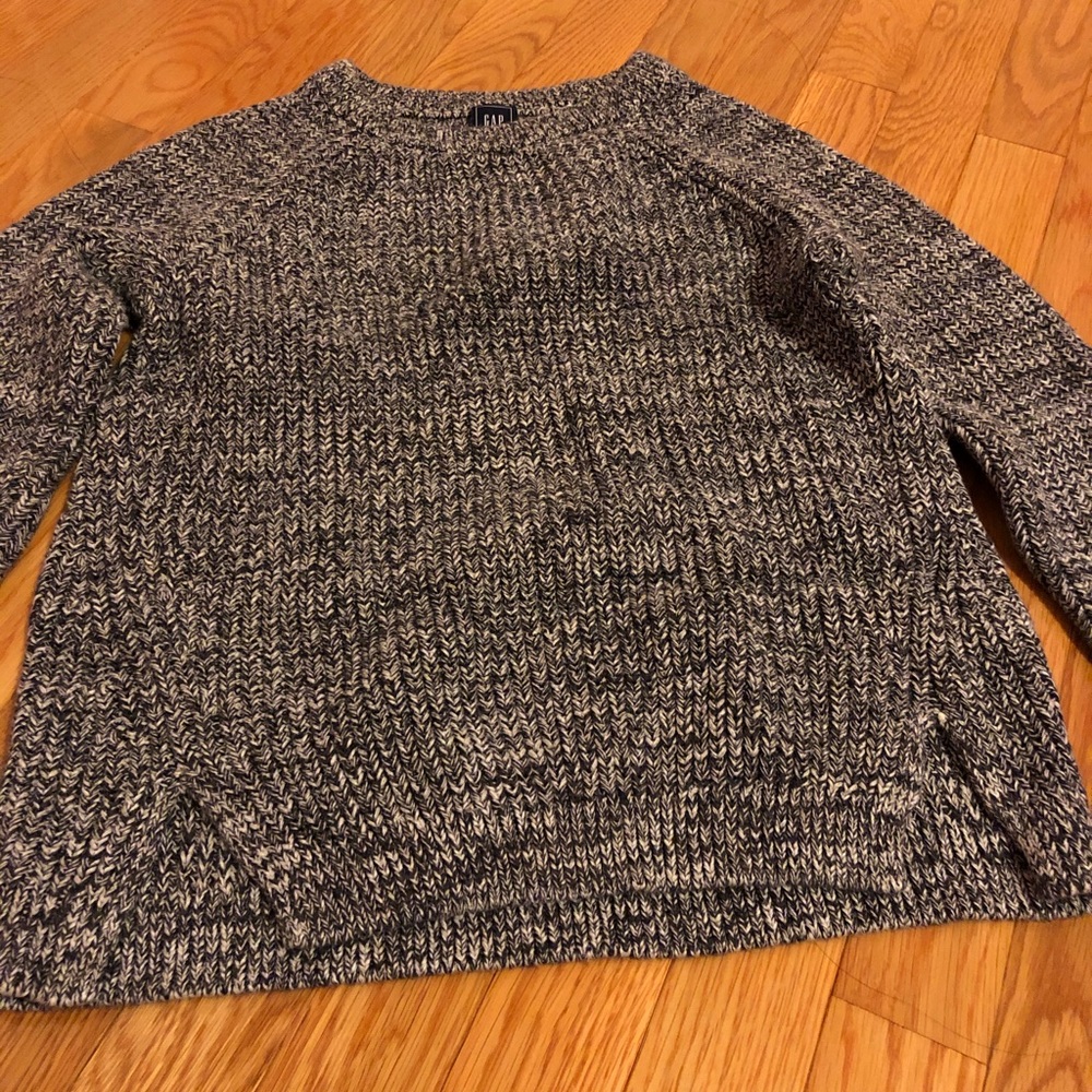 GAP Black & White Blend Sweater